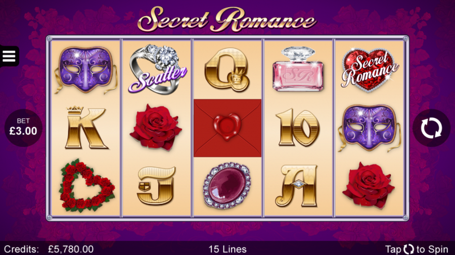 Anmeldelse av spilleautomaten Secret Romance