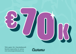 €70 000 i prmiepotten i ukens The Big Splash turnering hos Casumo Casino